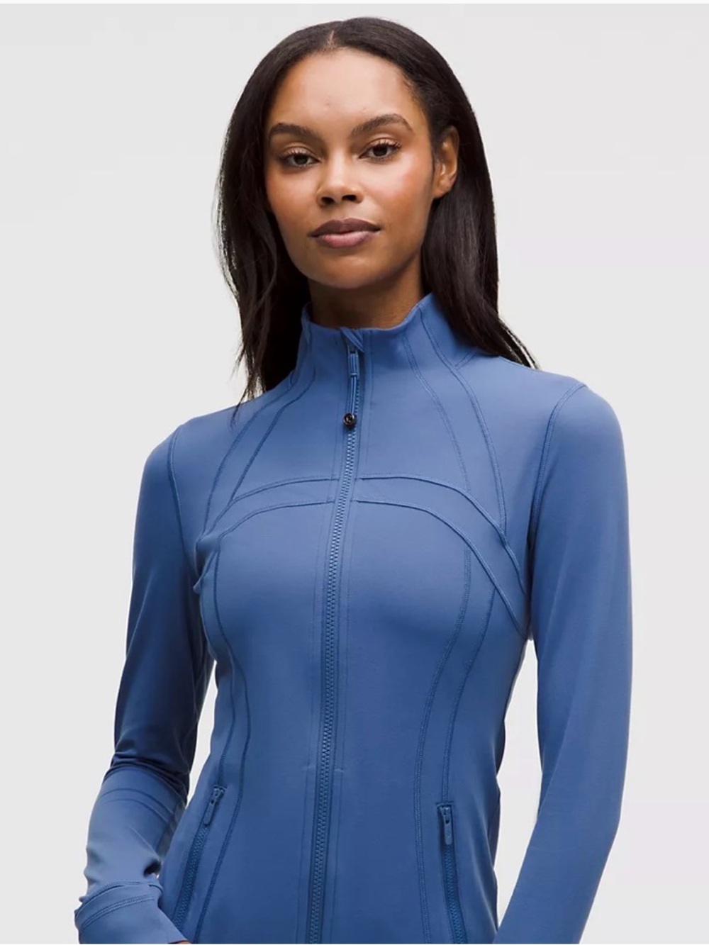 lululemon define cropped Jacket Nulu in Blue size 4 NWT